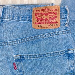 Levi’s 550 vintage!   Beautiful light wash!